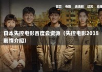 日本失控电影百度云资源（失控电影2018剧情介绍）