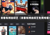 青春有搏击综艺（青春有搏击综艺免费观看）