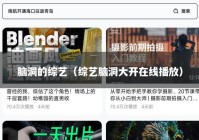 脑洞的综艺（综艺脑洞大开在线播放）