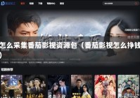 怎么采集番茄影视资源包（番茄影视怎么挣钱）