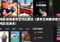 电影资源爱奇艺对比腾讯（爱奇艺和腾讯哪个电影资源多）