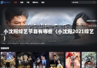 小沈阳综艺节目有哪些（小沈阳2021综艺）