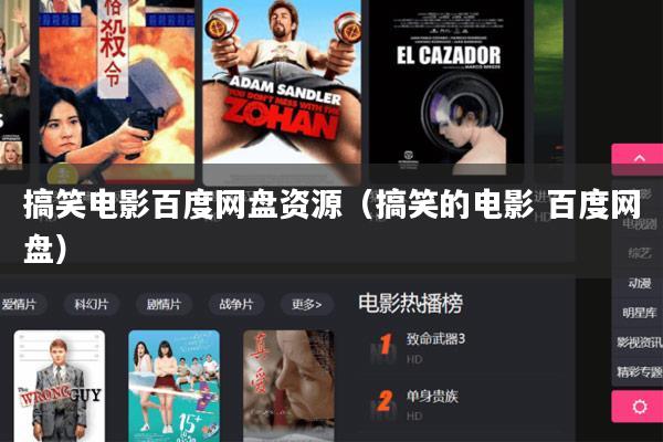 搞笑电影百度网盘资源(搞笑的电影 百度网盘)