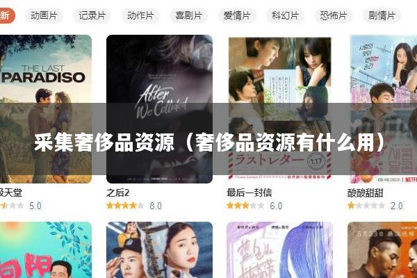 采集奢侈品资源(奢侈品资源有什么用)