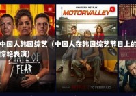 中国人韩国综艺（中国人在韩国综艺节目上的惊艳表演）