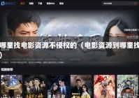 哪里找电影资源不侵权的（电影资源到哪里找）